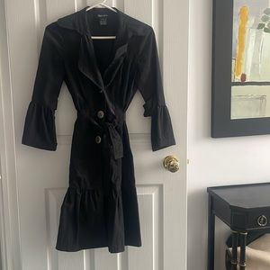 Black trench coat